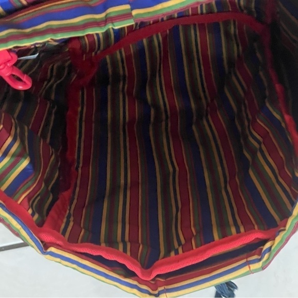 Herschel Supply & Co Y2K Backpack Yin Yang Pattern Vintage Blue Red Yellow - Picture 11 of 16